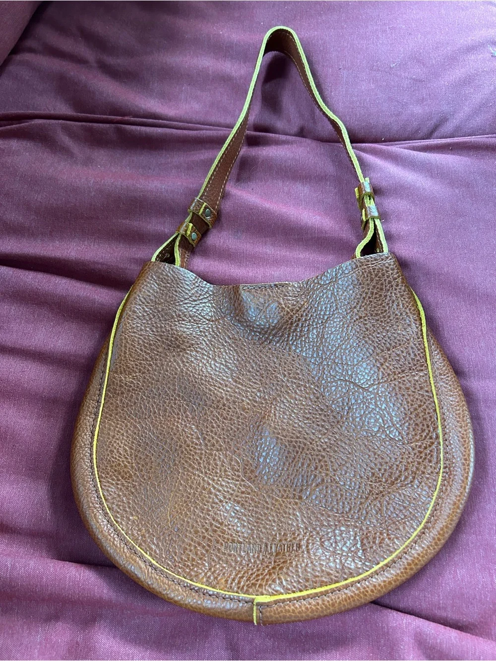 Portland Leather Olivia Shoulder Bag -~ never used!